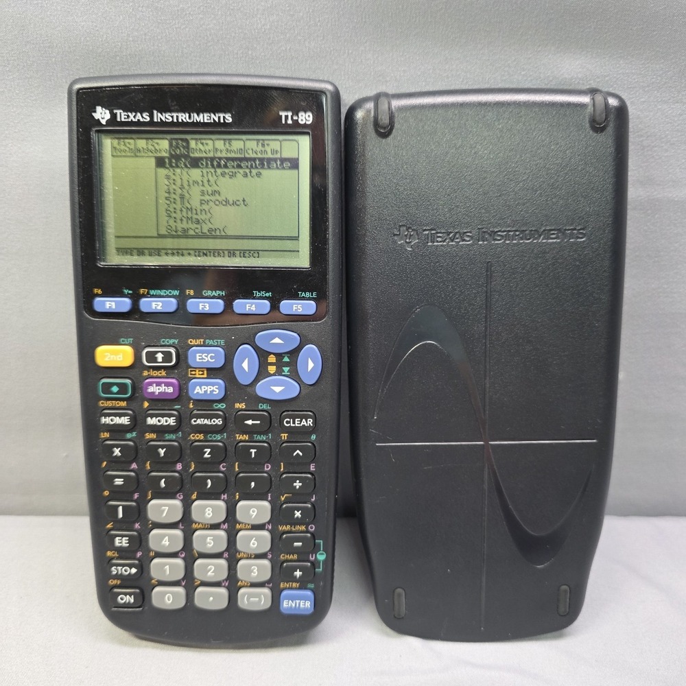 Texas‎ Instruments TI-89 Graphing Calculator With Cover Black